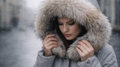 incisiv.tv-Pentru glugă, nu contează doar aspectul pufos_ testul de 30 de secunde arată dacă blana naturală pentru glugă rezistă bine la vânt și umezeală